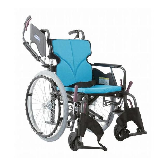 カワムラサイクル モダンBstyle 自走用 22インチ中・高床 紫チェック(A11) 座幅38-前座47cm KMD-B22-38-SH(代引不可)【送料無料】の通販は 52,137円