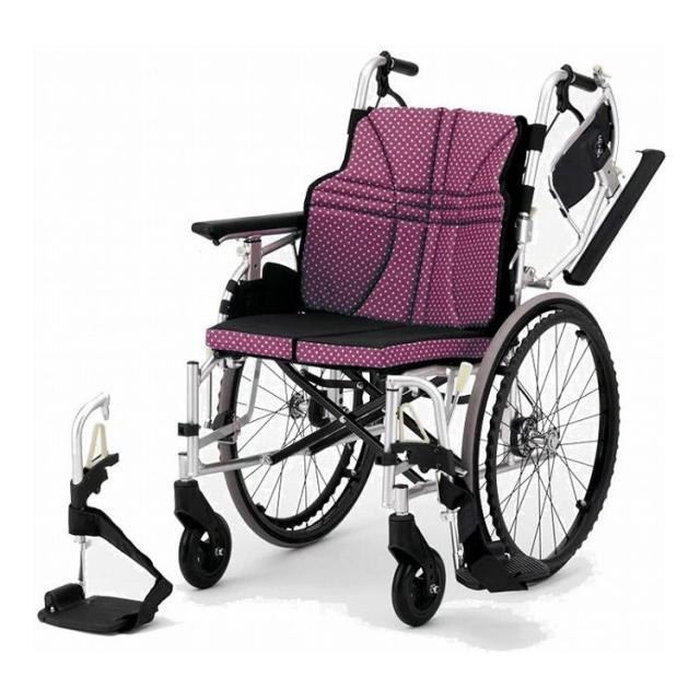 日進医療器 車いす 車椅子 ウルトラシリーズ 多機能型自走 NA-U2W・BG