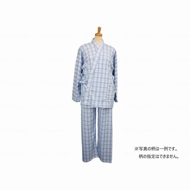 羽衣綿業 スムース二部式ねまき 紳士用 グレー M 122017_750_M(代引不可)【送料無料】
