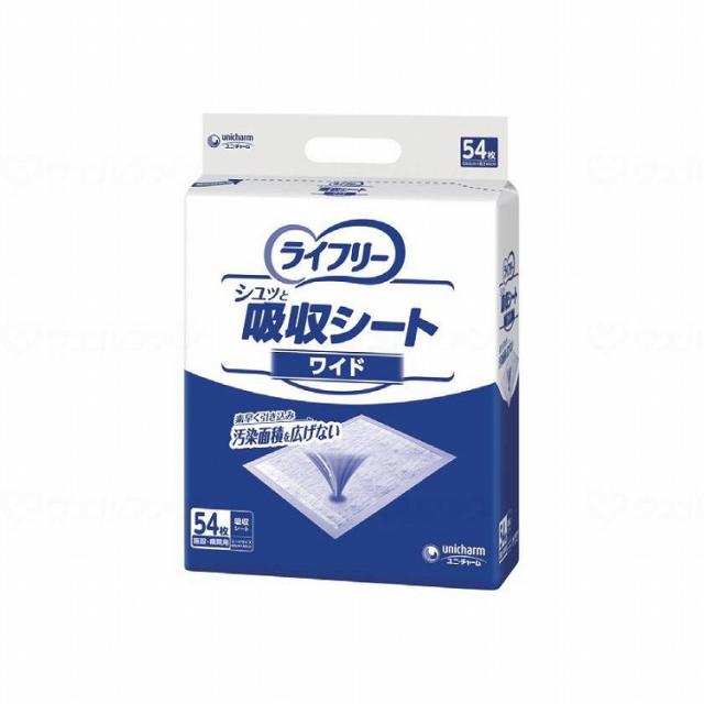 ユニ チャーム Gライフリー シュッと吸収シートワイド 54枚入 ケース(代引不可)【送料無料】