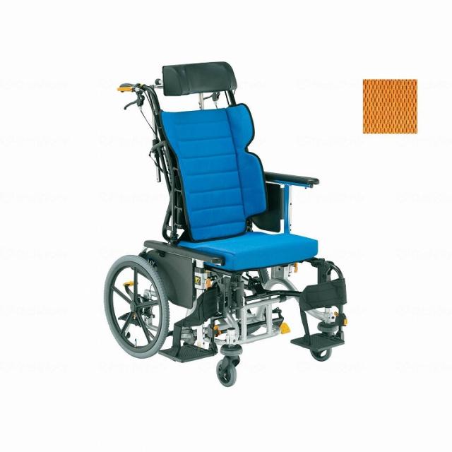 超コンパクトティルト&リクライニング車椅子。KPF16-42N、カワムラ 
