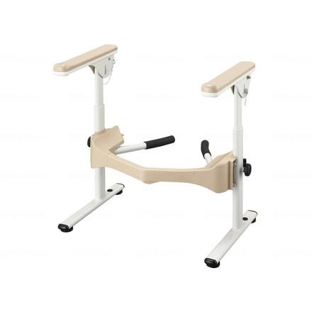 アロン化成 洋式トイレフレームS はねあげR2 プラスチック肘掛け 533086(代引不可)【送料無料】 29,887円