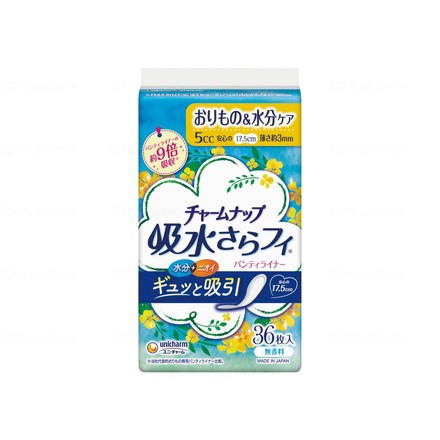 ユニ・チャーム Tチャームナップ吸水さらフィ 微量用 ケース 微量用36枚 55183→50860(代引不可)【送料無料】