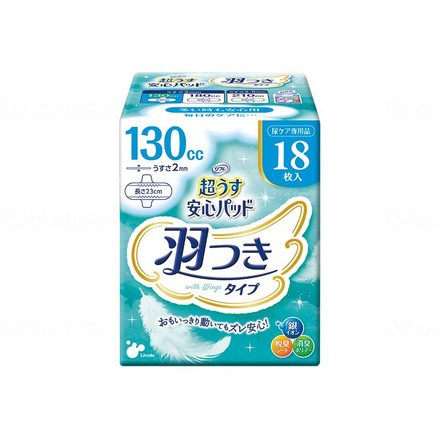 リブドゥ Tリフレ超うす安心パッド 羽つき ケース 130cc 18164(代引不可)【送料無料】