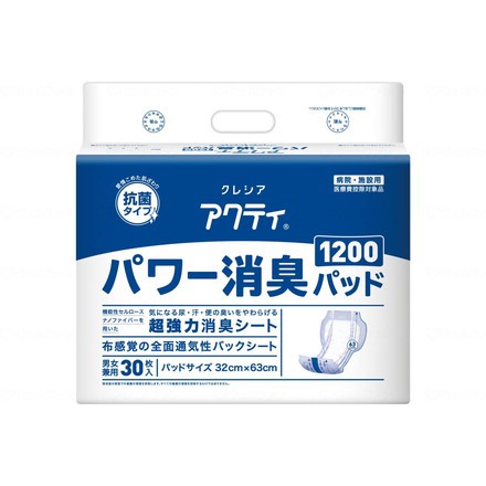 日本製紙クレシア Gパワー消臭パッド1200 ケース 1200 84486→84711(代引不可)【送料無料】