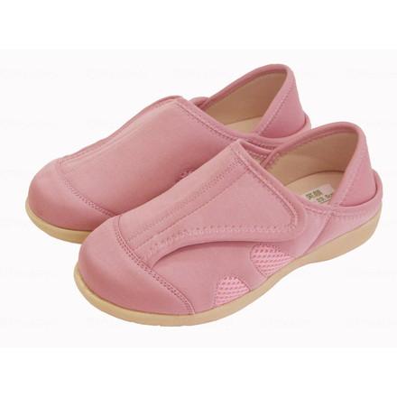 神戸生絲 「あし笑顔」かかとが踏めるルームシューズ ピンク L KT-1(代引不可)【送料無料】の通販は 4,950円