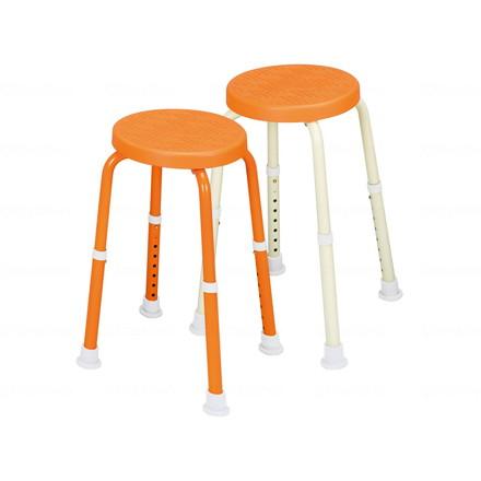 サテライト 福浴 折たたみコンパクトシャワーチェア オレンジ FKW-02-C メーカー直送