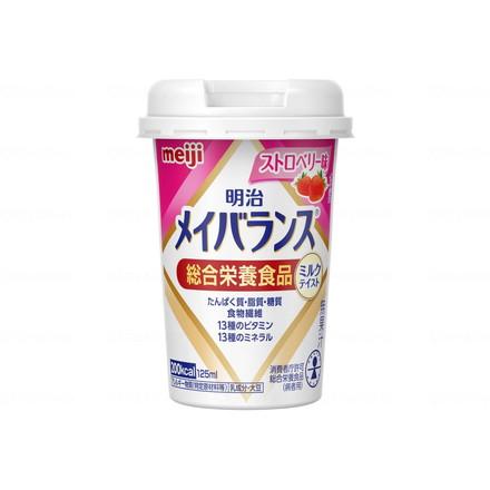明治 メイバランスMiniカップ ケース ストロベリー味 1415002(代引不可)【送料無料】の通販は 5,773円