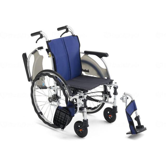 ミキ CRT-SGシリーズ ワンハンドブレーキ自走CRT-SG-7/A-16紺/40 CJ01126 A-16紺 40(代引不可)【送料無料】