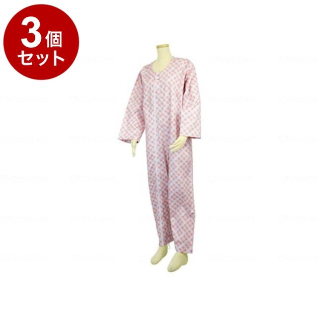 【単品3個セット】幸和製作所 テイコブ エコノミー上下続き服 オレンジ M UW01OR-M(代引不可)【送料無料】