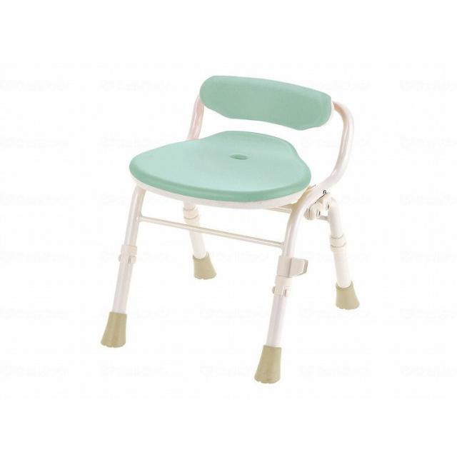 1台 リッチェル やわらかシャワーチェアクレオ折タタミ防カビプラス腰当付/ライトグリーン/幅39cm ライトグリーン 幅39cm 140063 426624_1060_19597(代引不可)【送料無料】