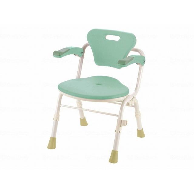 1台 リッチェル やわらかシャワーチェアクレオ折タタミ防カビプラス肘掛付/ライトグリーン/幅52cm ライトグリーン 幅52cm 140067 426626_1060_19600(代引不可)【送料無料】 20,824円
