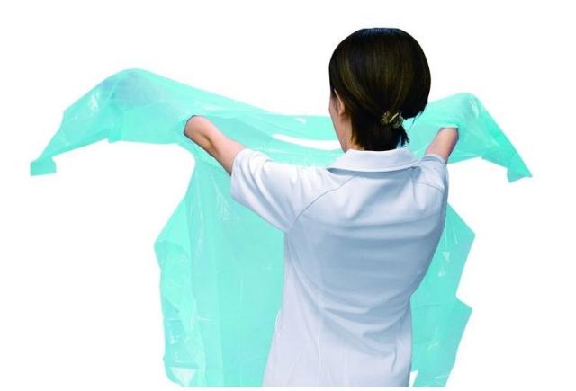【単品2個セット】サラヤ プラスチックガウンライト フック式フリーサイズ30枚 ブルー ケース 10個入り 51105 975428 1008 15424(代引不可)【送料無料】