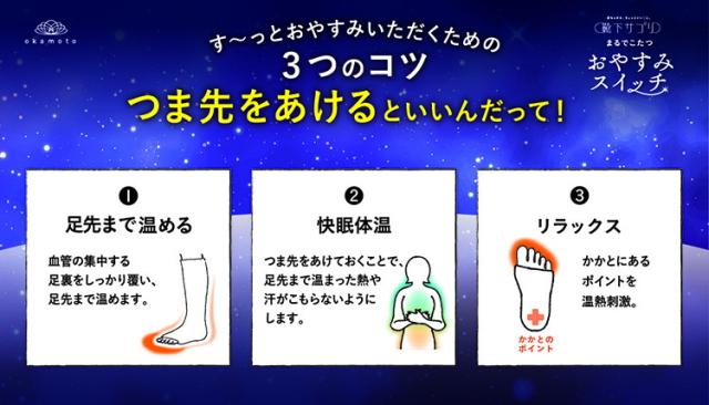 【単品3個セット】 岡本 靴下サプリ まるでこたつ おやすみスイッチ 寝る時用 ソックス ラベンダー 22-25cm 靴下 ルームソックス 冷え 対策 温か 暖か あったか 防寒(代引不可)【送料無料】_1