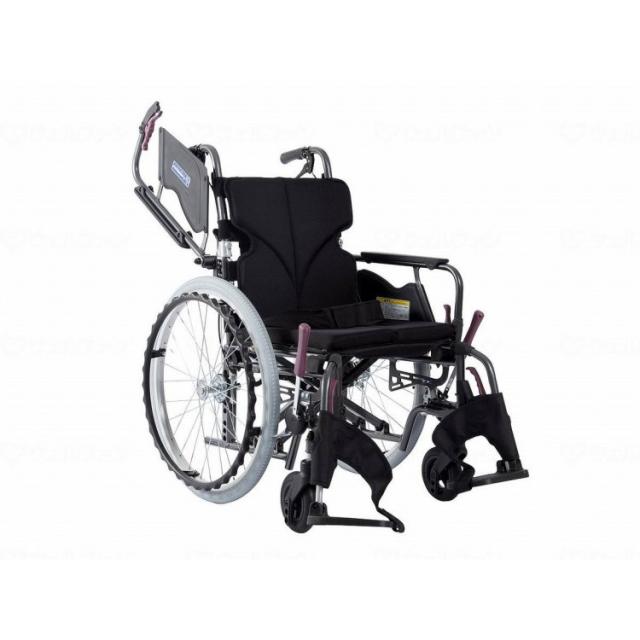 カワムラサイクル 今めかしいBstyle 自走用 22in中・高床/No.68黒メッシュ(ポリエステル)/座幅38-前座43糎(代引不可)【貨物輸送無料】