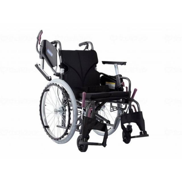 カワムラサイクル モダンCstyle 自走用 22インチ中・高床/No.68黒メッシュ(ポリエステル)/座幅38-前座45cm(代引不可)【送料無料】