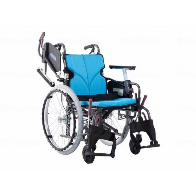 カワムラサイクル モダンCstyle 自走用 22インチ中・高床/ライトブルー(NO.83)/座幅42-前座47cm(代引不可)【送料無料】