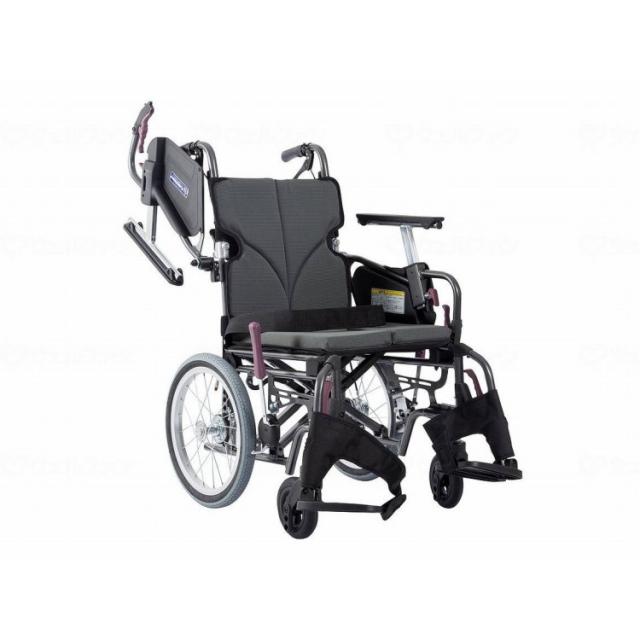 カワムラサイクル モダンCstyle 介助用 16インチ中・高床/チャコールグレー(NO.82)/座幅40-前座45cm(代引不可)【送料無料】