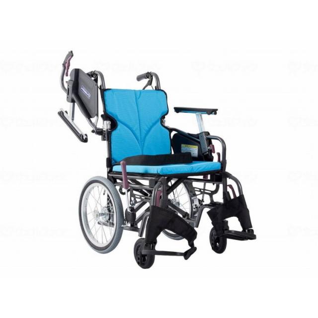 カワムラサイクル モダンCstyle 介助用 16インチ中・高床/ライトブルー(NO.83)/座幅42-前座43cm(代引不可)【送料無料】