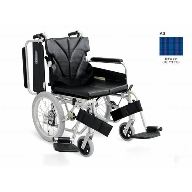 カワムラサイクル 簡易モジュール介助用 中床KA816-42B-M/紺チェック(A3)/42(代引不可)【送料無料】