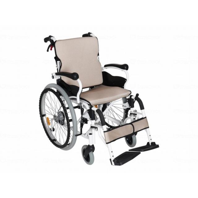 シクロケア 多機能型車いす自走式/ベージュ/-(代引不可)【送料無料】