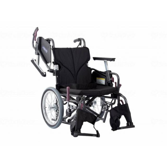 カワムラサイクル モダンCstyle 介助用 16インチ低床/No.19黒(ポリエステル)/座幅40-前座40cm(代引不可)【送料無料】