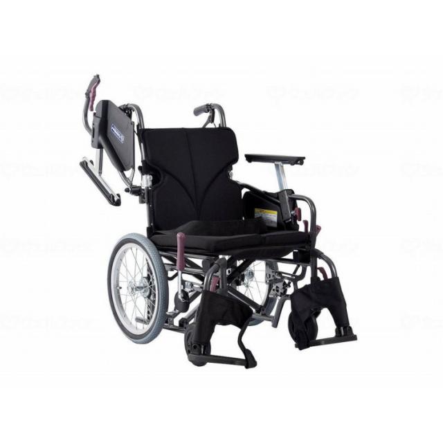 カワムラサイクル モダンCstyle 介助用 16インチ低床/No.68黒メッシュ(ポリエステル)/座幅42-前座36cm(代引不可)【送料無料】