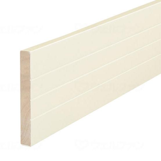 【法人限定】 マツ六 木製ベースプレート120mm幅(片面ライン入)BH-434/ホワイト/4m(代引不可)【送料無料】