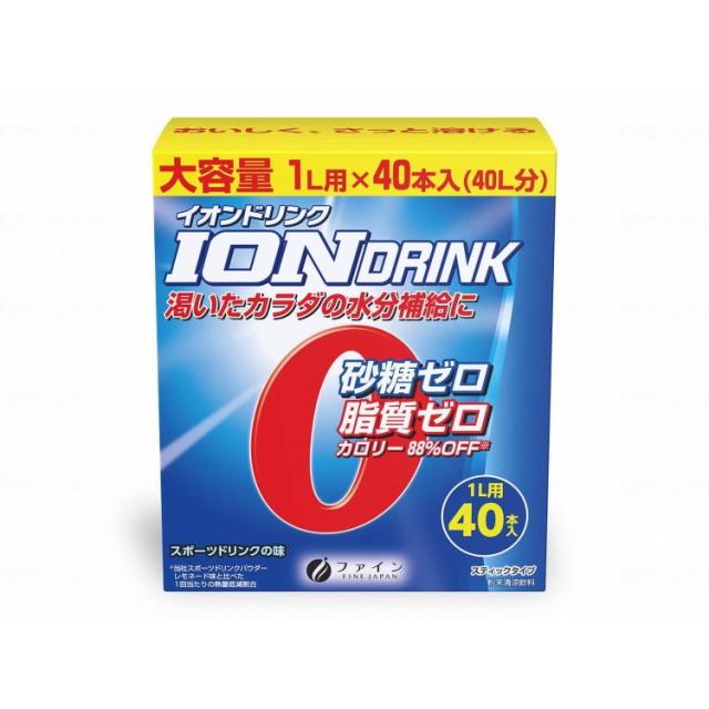 (株)ファイン イオンドリンク 1L用/ケース/6.4gX40本(代引不可)【送料無料】