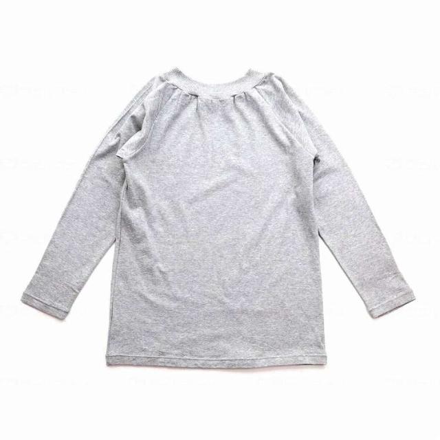 ラック産業 綿ストレッチ 着脱名人 前後なし長袖シャツ/グレー/Free3(代引不可)【送料無料】
