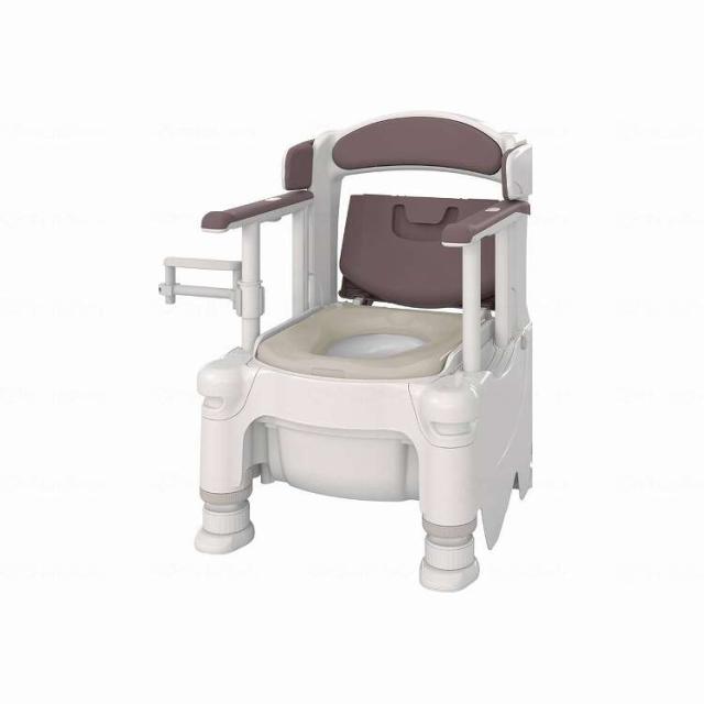 アロン化成 ポータブルトイレFX-30 らくゾウくん/アースブラウン/暖房(代引不可)【送料無料】