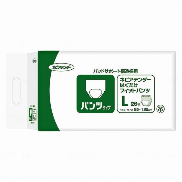 王子ネピア はくだけフィットパンツ/ケース/L(代引不可)【送料無料】