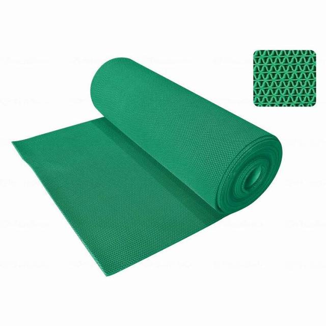 【法人限定】 カーボーイ 安全歩行マット/グリーン/900mm×10m(代引不可)【送料無料】