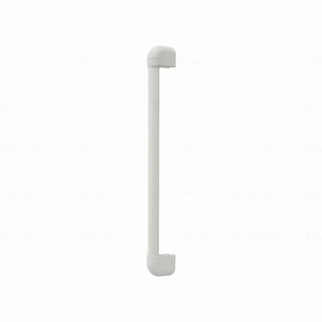 【法人限定】 マツ六 BAUHAUS 32ソフトアクアレール 出隅用I型ハンド/ホワイト/φ32×600(代引不可)【送料無料】