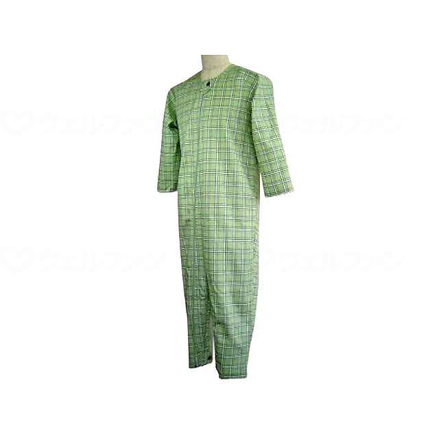 萬楽 マンラク1型ねまき(オールシーズン)/グリーンチェック/L(代引不可)【送料無料】 7,092円