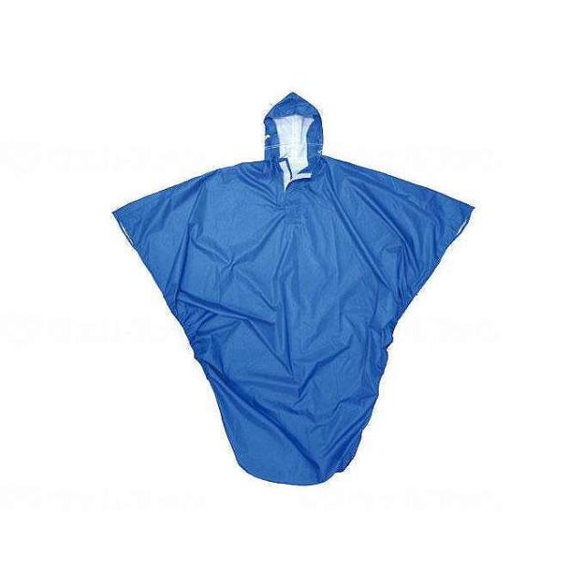 弘進ゴム 車いすレインはおるっちゃ コートタイプ/ブルー/フリー(代引不可)【送料無料】