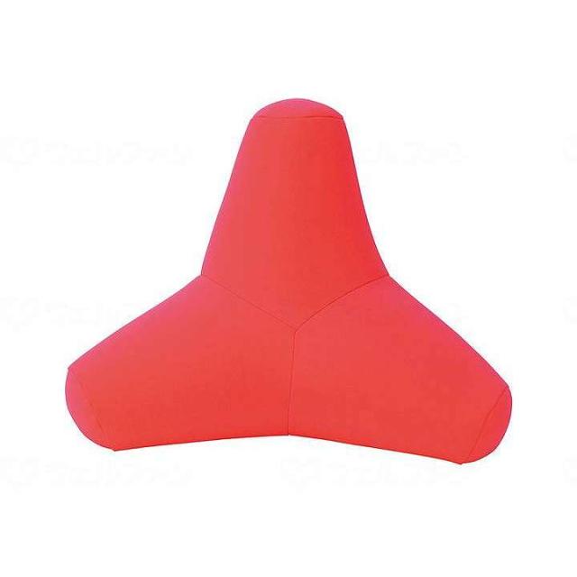 MOGU 頭と上半身を支えるクッション カバー付/赤/-(代引不可)【送料無料】