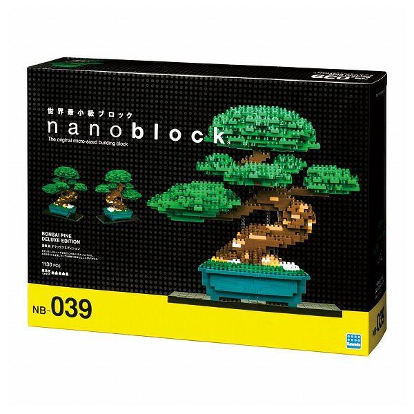 ナノブロック 盆栽 松 ブロック 1200ピース ブロック遊び リアルホビーシリーズ デラックスエディション カワダ 知育玩具 玩具 おもちゃ クリスマスプレゼント