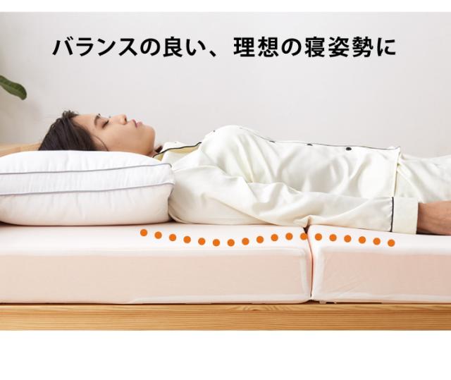 マットレス 日本製 メディカルスリーパー グランデ キング 三つ折り 折りたたみ 硬め 極厚 高反発 国産 ウレタン ニット 145N(代引不可)【送料無料】_10