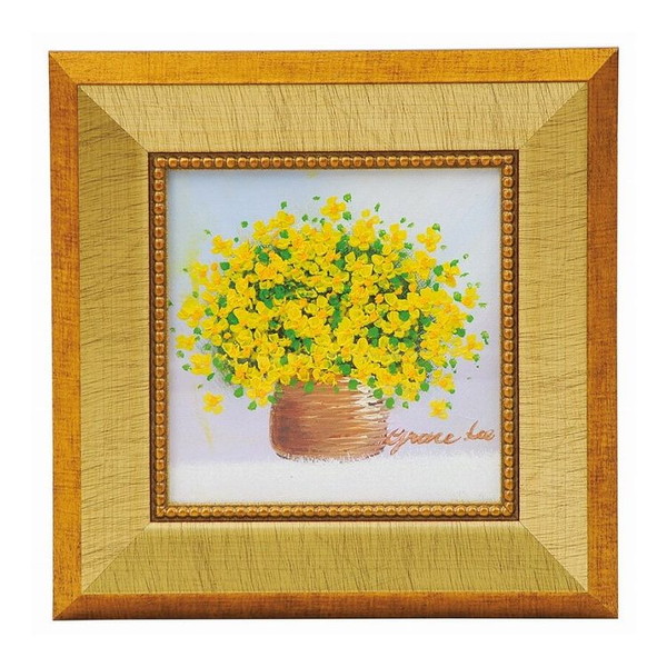 手描き油絵「黄色のブーケ」 D20-902【送料無料】の通販は 8,118円