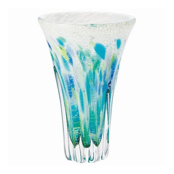 津軽びいどろ 龍飛岬 紫陽花 展開花器 F-71744【送料無料】