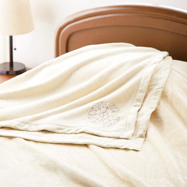 西川 ファインシルク シルク毛布(毛羽部分) FQ82034000【送料無料】