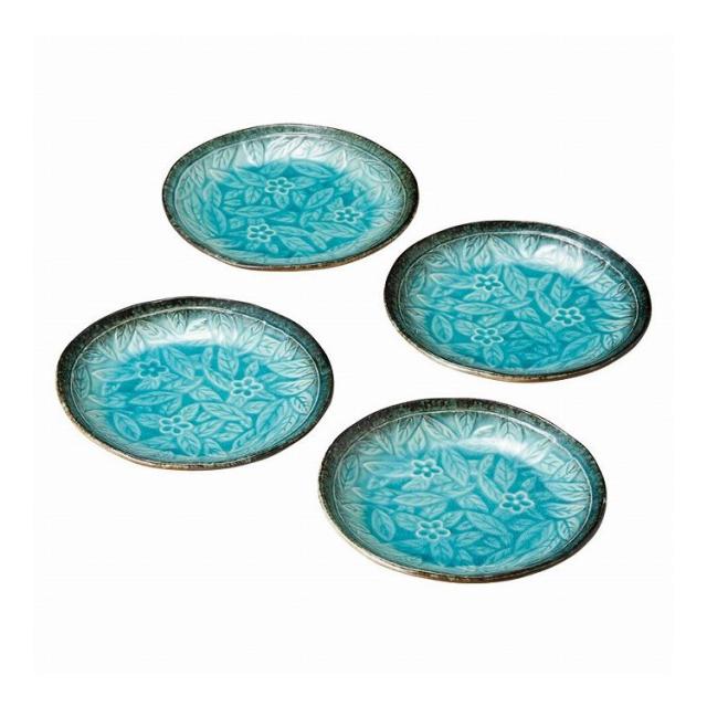 均窯スカイリーフ 取皿4枚揃 MC2350-2(代引不可)【送料無料】 5,113円