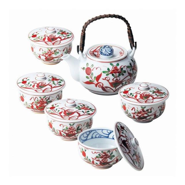 波佐見焼 古伊万里写し絵番茶器揃 007-410M(代引不可)【送料無料】の通販は 26,242円