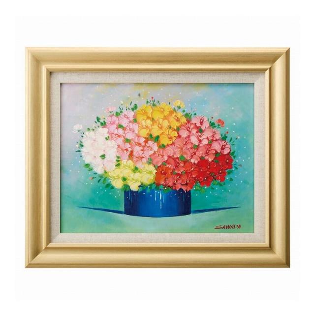 日本画 花 額装 ガラス 51fNJVJQeAL._AC_UF350,