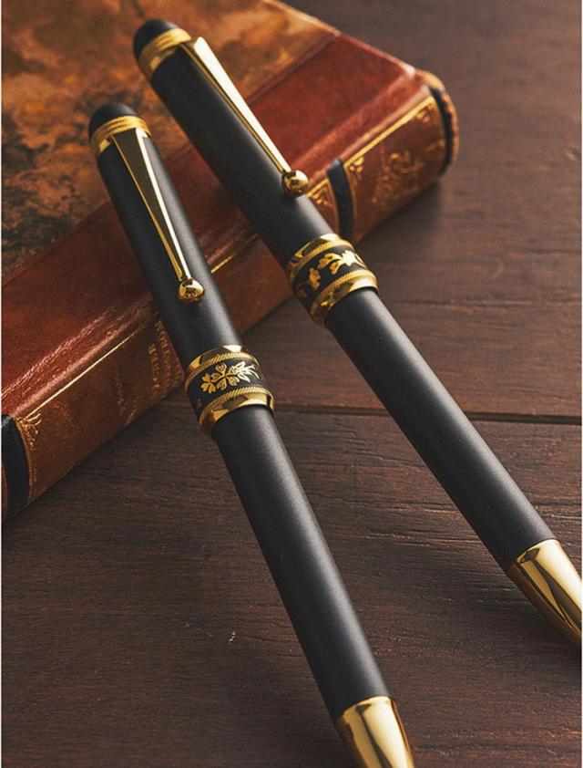 新品】プラチナ万年筆／ダブル3アクション多機能ペン／肥後象嵌・光助