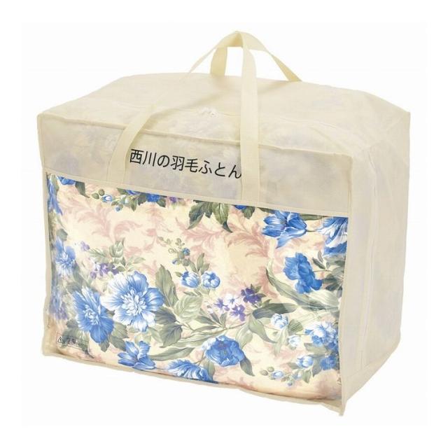 nishikawa 羽毛掛けふとん ブルー 1440-53766(代引不可)【送料無料】の通販は