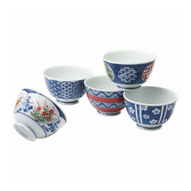 有田焼 染錦文様 お好み丼揃 20637(代引不可)【送料無料】の通販は 7,392円