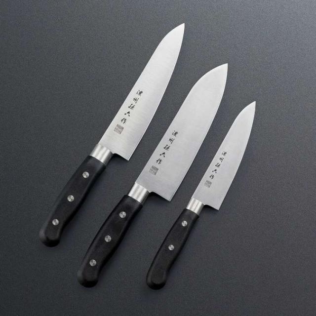濃州孫六作 料理包丁3点セット A-80C(代引不可)【送料無料】