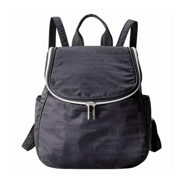 ジュンコ コシノ イコール 軽量ジャカードリュック JKMT-10S BLACK ブラック(代引不可)【送料無料】